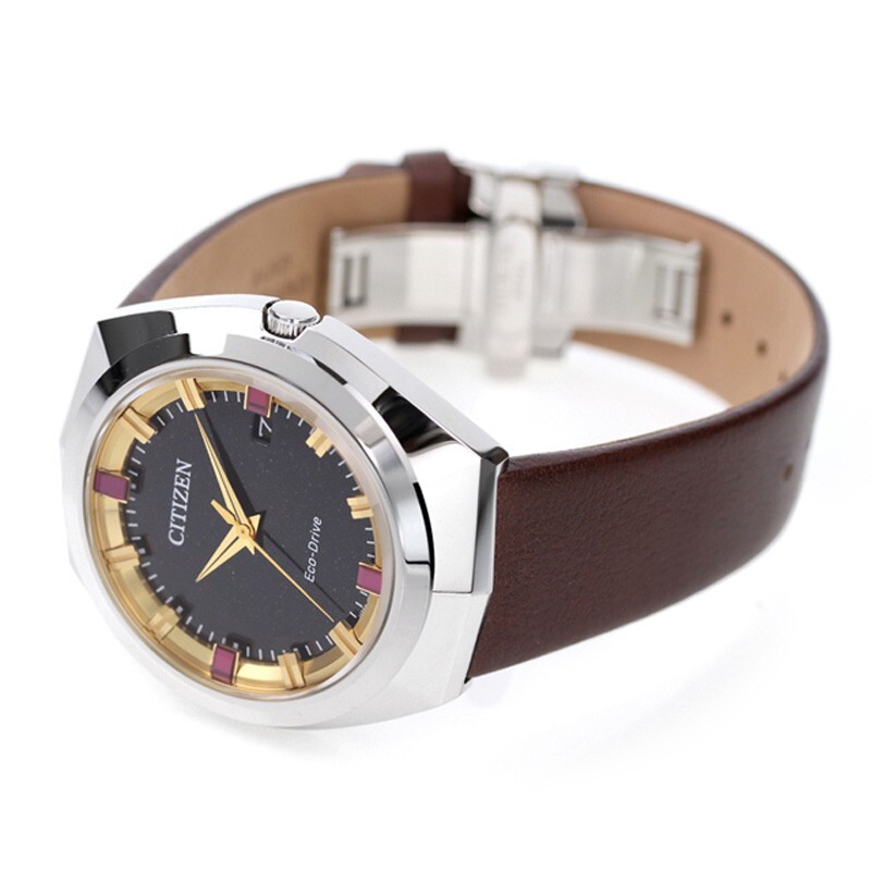 Pre-owned Citizen Creative Lab Bn1010-05e Eco-drive 365 Solar Sapphire Men Watch Limited