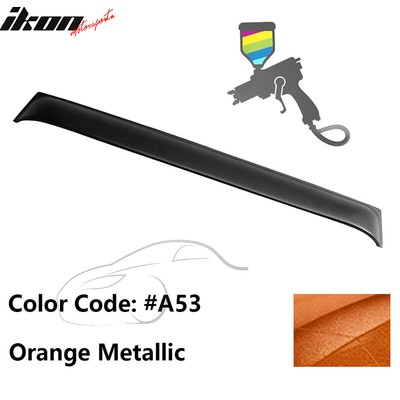 Fits 03-08 Nissan 350Z Coupe 2-Door Roof Spoiler PP Painted #A53 Orange Metallic