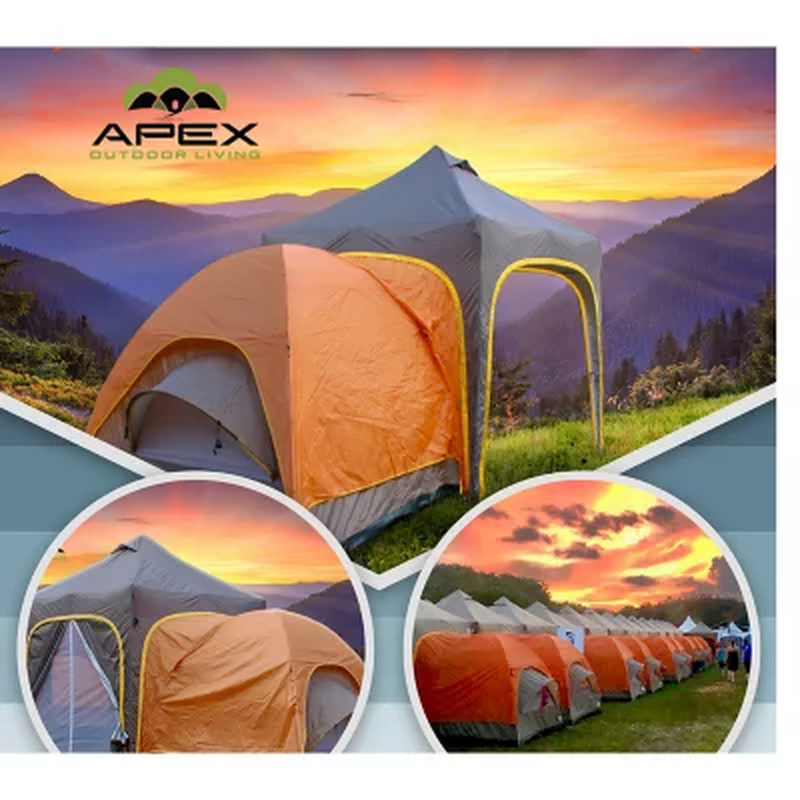 APEX Modular Camping Tent 110 SQF Instant Shade,