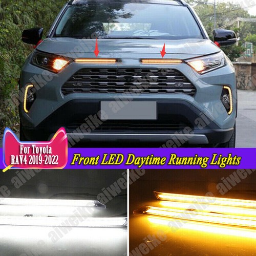For Toyota RAV4 2020-2024 Front LED Daytime Running Lights