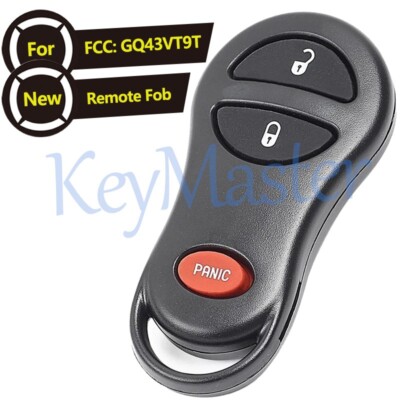 Remote Key for Chrysler/ Dodge/ Jeep/ Plymouth Fob 3 Buttons FCC ID: GQ43VT9T