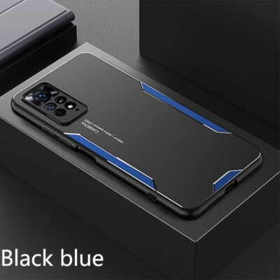 For Xiaomi Redmi Note 9 10 11 12 Pro Poco F3 X5 Metal Slim Shockproof Case Cover