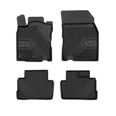 Frogum No.77 Gummimatten Gummifußmatten Nissan Qashqai II 2013-2021 3D TPE