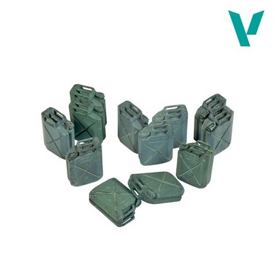Allied Forces WWII 1/35 scala Jerrycan set - 12 lattine di carburante non ver...