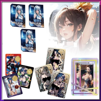 3 BOX Labula Charm Color 2 Cheerleader Goddess Spicy Waifu Cards Booster Box TCG