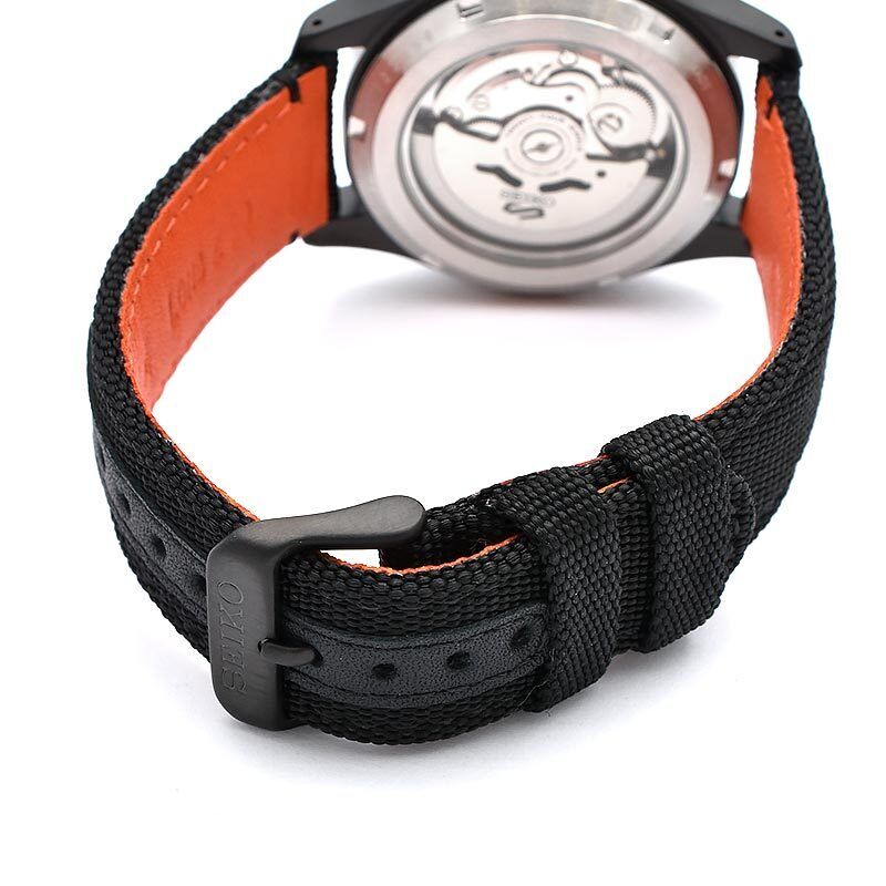 Pre-owned Seiko 5 Sports Sbsa143 Mechanical Automatic Street Style Watch Nylon Band 39.4mm