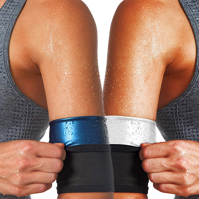 2Pcs Arm Wraps Trimmer Shaper Fat Burner Sweat Body Slimming Belt Sauna Band US