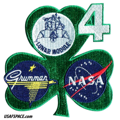 GRUMMAN LM-4 APOLLO 10 -LUNAR MODULE-SNOOPY- ORIGINAL AB EMBLEM NASA SPACE PATCH