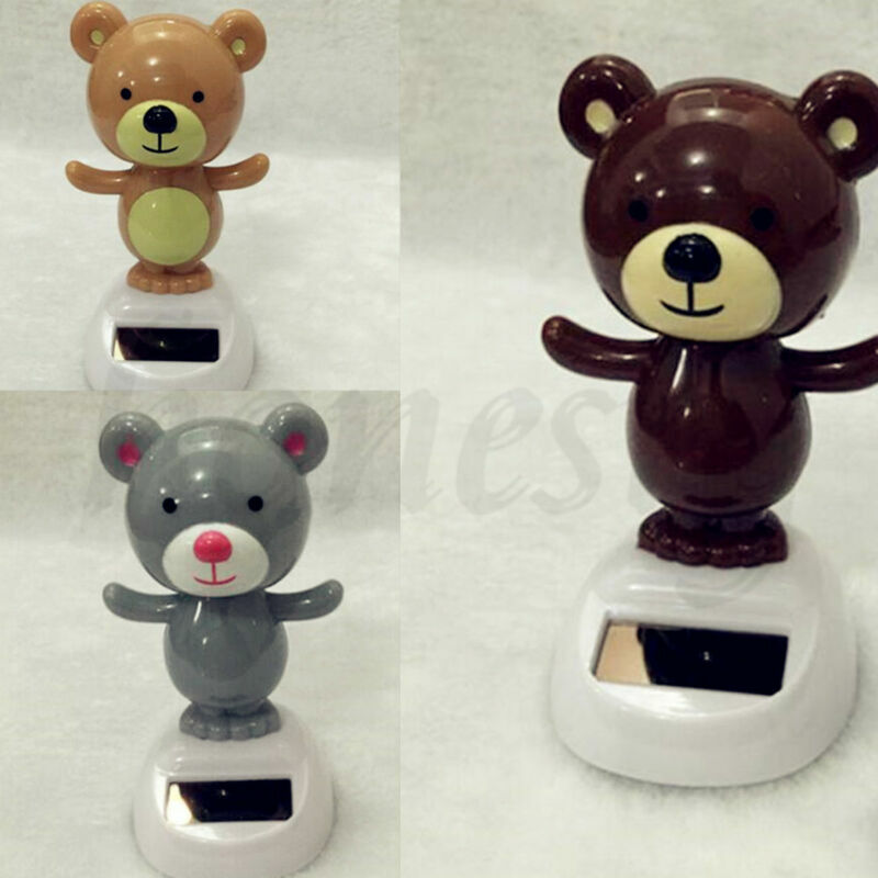 Christmas Solar Powered Bobble Head Dancing Toys For Desk Home Car Xmas Decor eBay