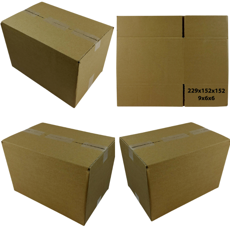 9x6x6" ANY QTY (229x152x152mm) Small Double Wall Cardboard Boxes/Parcel/Posting