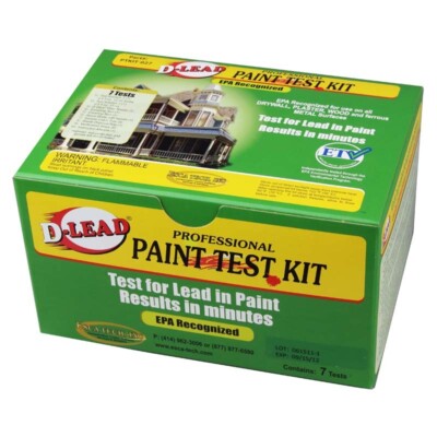 D-Lead Lead Paint Test Kits - Box Contains 7 Tests