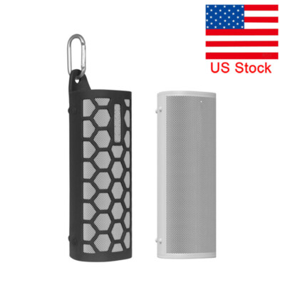 US - For Sonos Roam Wireless Speaker Soft Silicone Protective Cover Case Black