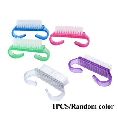 Nail Manicure Dust Brush for Hand Toes Cleaning Brush Fingernail Scrubbing Brush