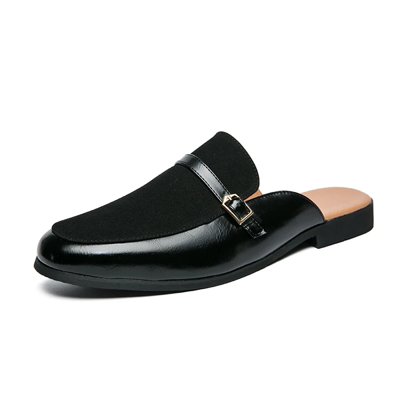 Outdoor Men Breathable Half Shoes for Men Slide Slipper Brand Designer Italian M