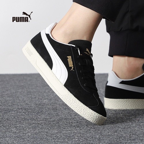 

Мужские кроссовки PUMA Classic Club, размер 11,5, повседневная обувь, черные замшевые кроссовки #1102, Черный, PUMA Classic