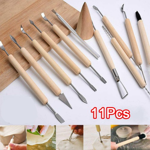 9-tlg. Modellierwerkzeug Set - Doppelendige Keramik Tools Für Ton & Skulptur