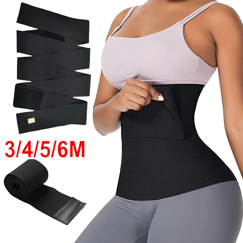 Waist Trainer for Women Snatch Me Up Bandage Tummy Wrap Plus Size Trimmer Belt