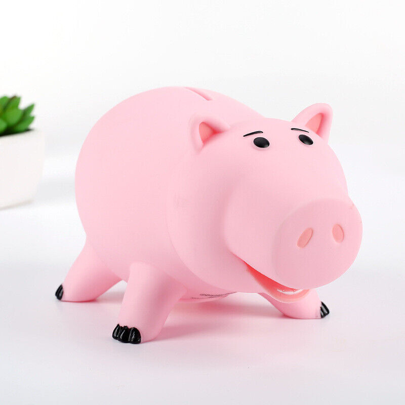 Toy Story Hamm Figures Coin Save Money Box Piggy Bank Pink Ham Pig Kids Gift