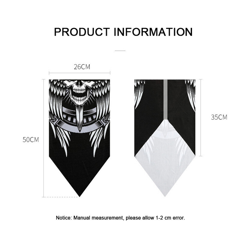Bandana Half Face Mask Cover Tube Scarf Balaclava Neck Gaiter Head Wrap Scarves