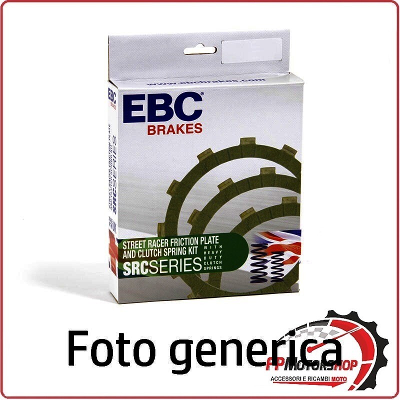 KIT DISCHI FRIZIONE MOTO RINFORZATE PER KAWASAKI ZXR400 EBC SRC021 IN FIBRE