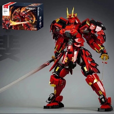 Mecha Robot Building Blocks Set Armor Movie Kai Warrior Mech Bricks