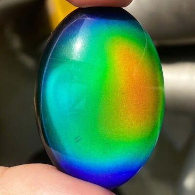 6pcs 30x40x8mm Color Temperature Sensitive Stone Oval Cab Cabochon