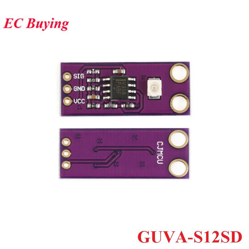 UV Detection Sensor Module VEML6075 VEML6070 UVA UVB S12SD GY-8511
