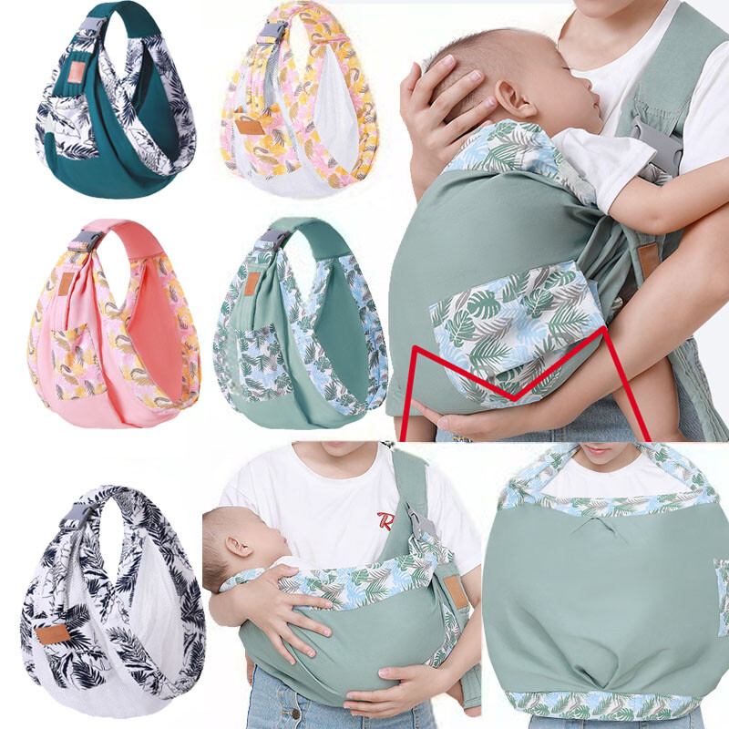 Baby Carrier Scarf Adjustable Front Facing Baby Wrap Baby Carrier Soft Sling US