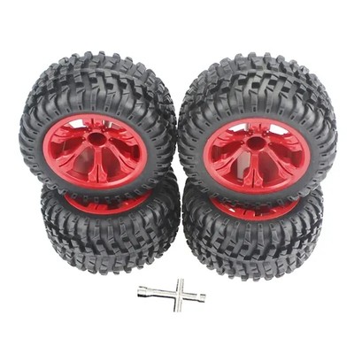 4Pcs RC Car Tires 110mm Hex 12mm 1/14 1/10 For Wltoys 12427 12429 Crawler Car