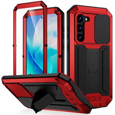For Samsung Galaxy S24 24Ultra 24Plus S23  Metal+Full hard bak hard Silicon case