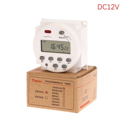 1Pc 12V 24V 110V 220V CN101A Digital LCD Power Timer Programmable Time Switch