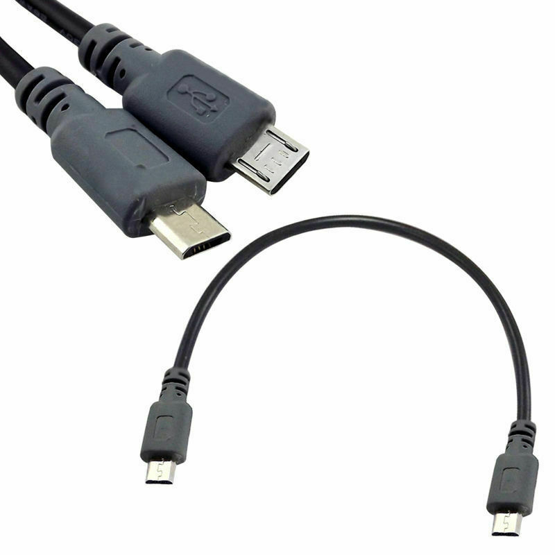 Micro USB Type B Male To Micro B Male 5Pin OTG Converter Adapter Lead