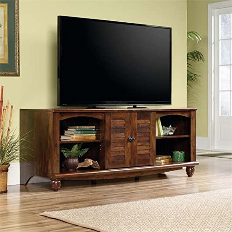 Entertainment Center 60 Inch Cabinet Console Credenza Cherry