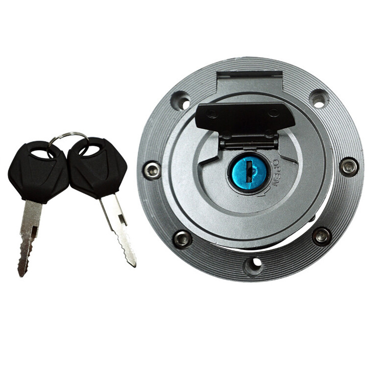Aluminum Alloy Motorcycle Gas Fuel Tank Cap Cover Valve Breather with Keys Part