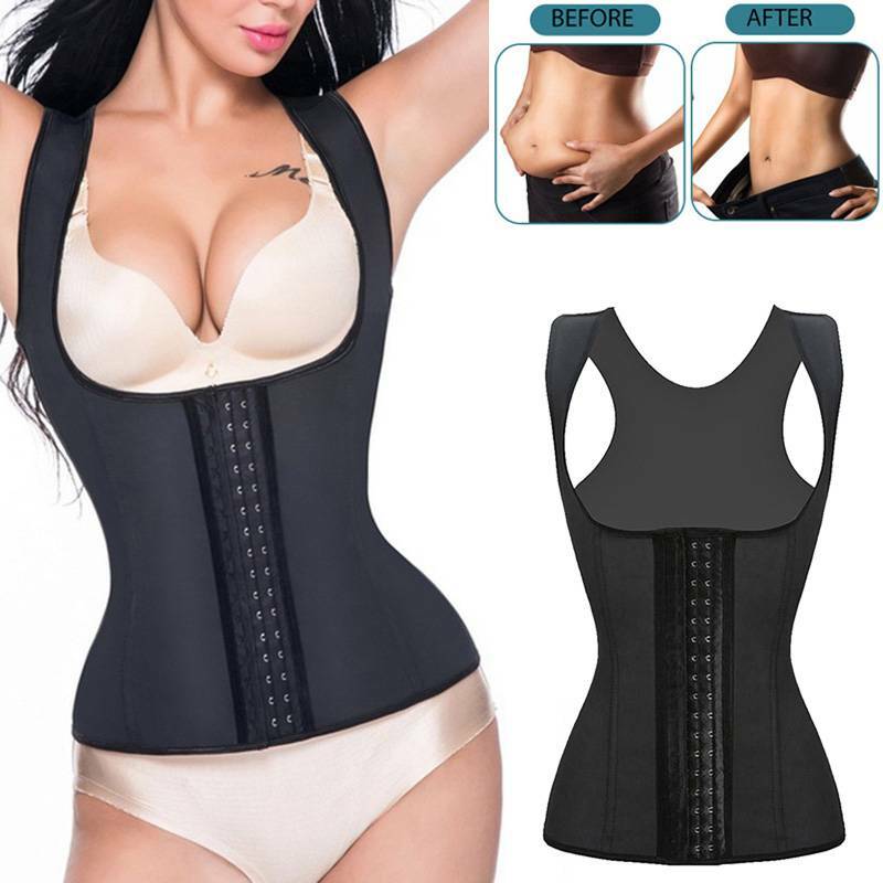 Fajas Sweat Waist Trainer Vest Colombianas Reductoras Sauna Body Shaper Slimming