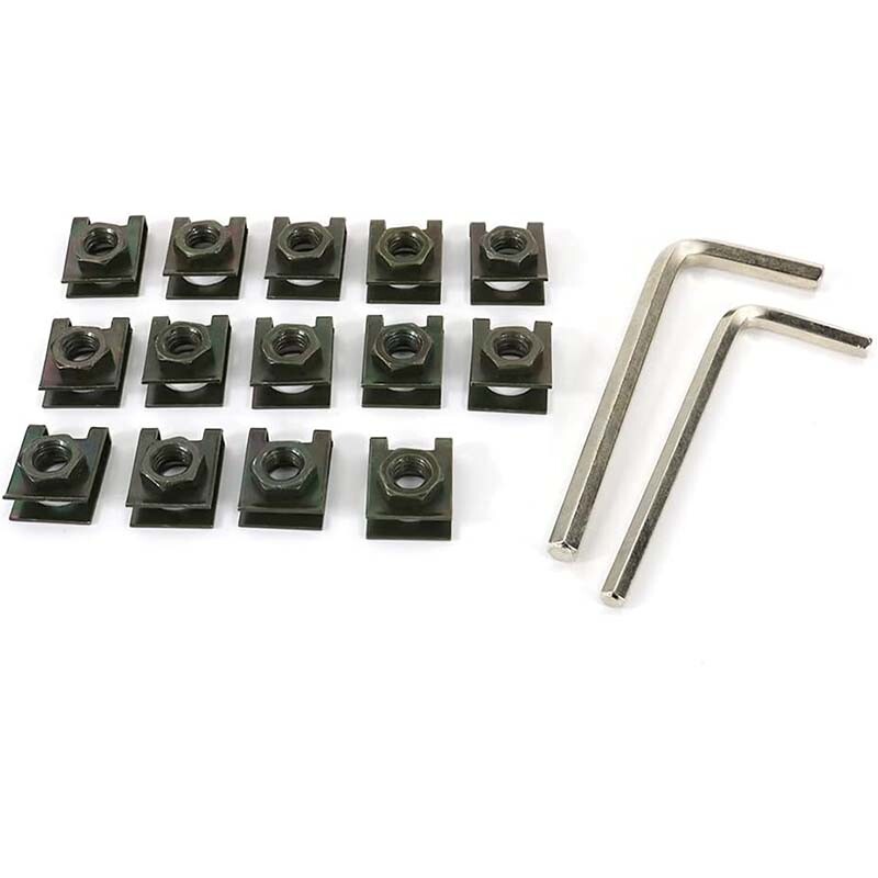 195PCS Red Motorcycle Complete Fairing Bolt Kit Body Screw Set Accessories Parts