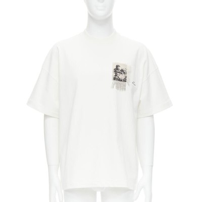 JIL SANDER 2021 Florence Henri photo patchwork oversized boxy t-shirt XS