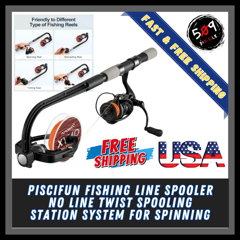 Piscifun Fishing Line Winder Spooler Machine Spinning Reel S