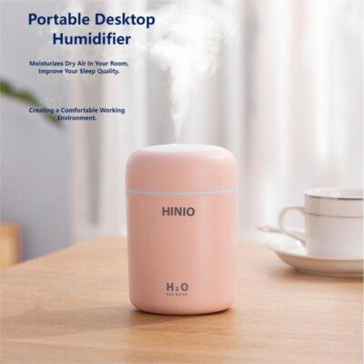 300ml Portable USB LED Car Home Humidifier Aroma Oil Diffuser Mist Purifier