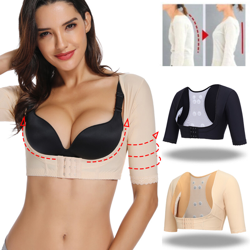 Women's Arm Trimmer Upper Compression Top Slimming Body Shaper Posture Corrector
