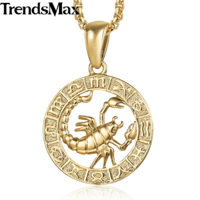 Gold Plated Zodiac Sign Constellation Pendant Necklace Choker Hot Summer Jewelry