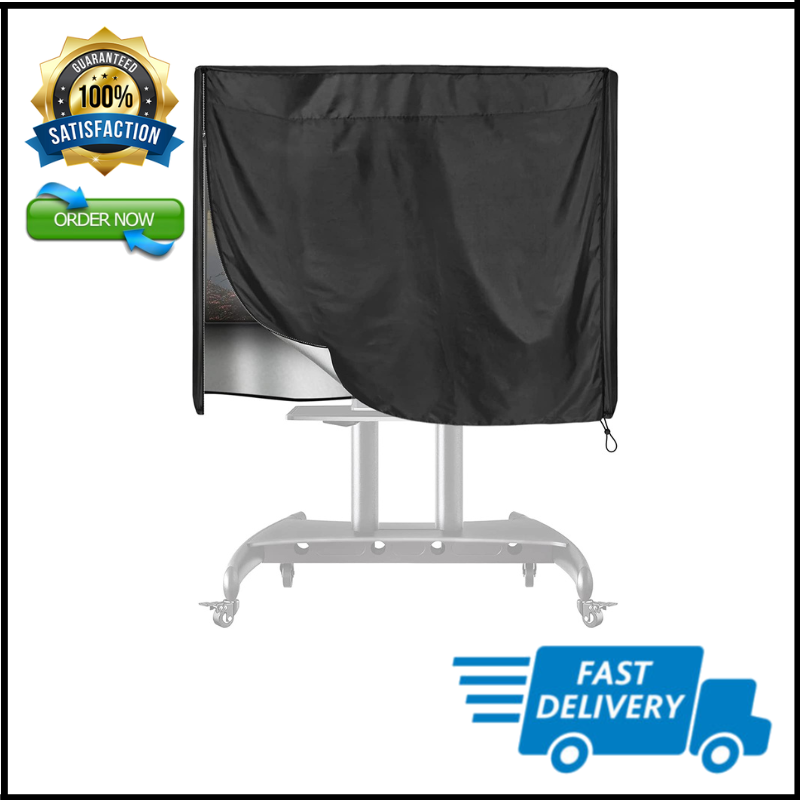 Cover For 60 72 Inches Mobile Tv Cart Black