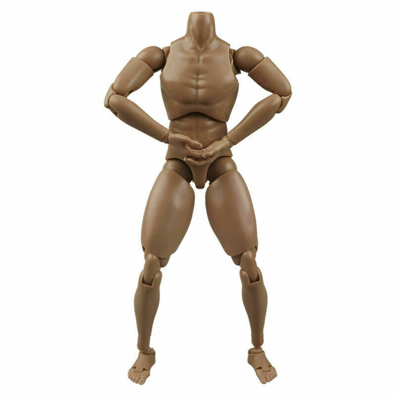 1/6 Scale Muscular Male Body Action Figure For 12" Hot Toy Phicen TBLeague Head