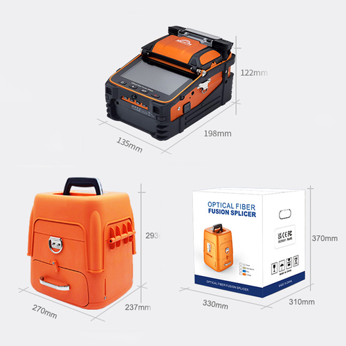  Signal Fire AI-9 Optical Fiber Fusion Splicer SM MM 6 Motor FTTH Toolbox style 