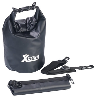 Xcase 3er-Set Wasserdichte Packsäcke aus LKW-Plane, 51020 Liter, schwarz