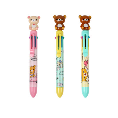 1pcs Rilakkuma 4colors in a Ball Point Pen Smart touch Topper school Stationery 1pcs Rilakkuma 4colors in a Ball Point Pen Smart touch Topper school Stationery