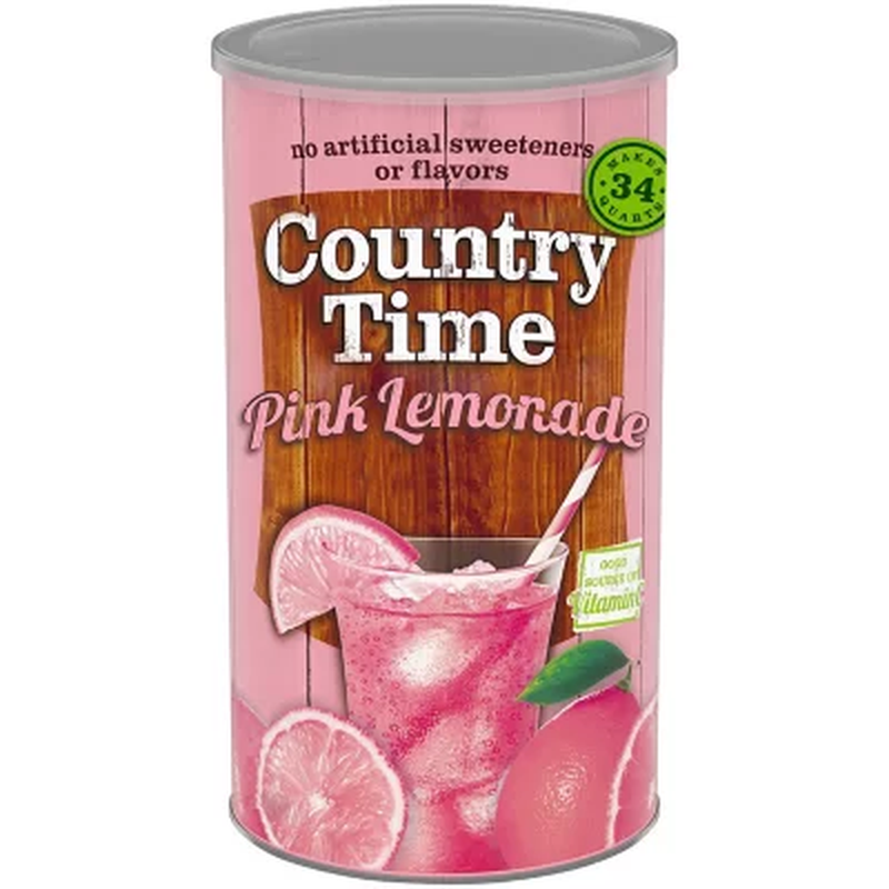 2 PK Country Time Pink Lemonade Naturally Flavored Powdered Drink Mix (5.16 lbs)