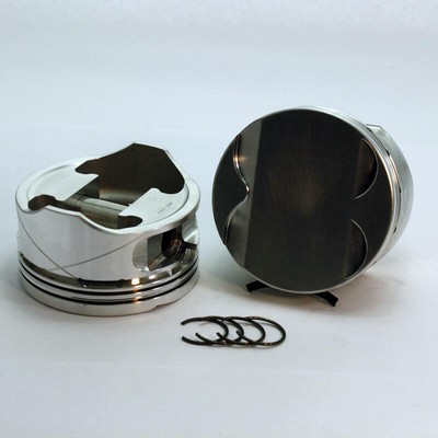 DSS Piston Set 3-4763-3700; 3.700'' Bore -4cc Flat Top 4V for Ford 5.0 Overbored