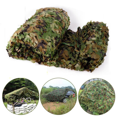 4X6M Heavy Duty Army Camouflage Net Camo Netting Cover Outdoor Woodland Hiding