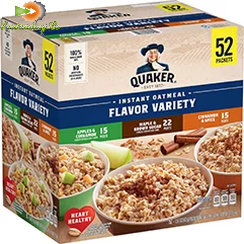 Quaker Instant Oatmeal Variety Pack (78.8 Oz., 52 Pk.)